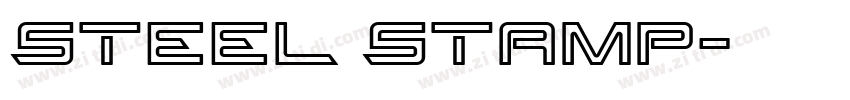 Steel Stamp钢印字体转换
